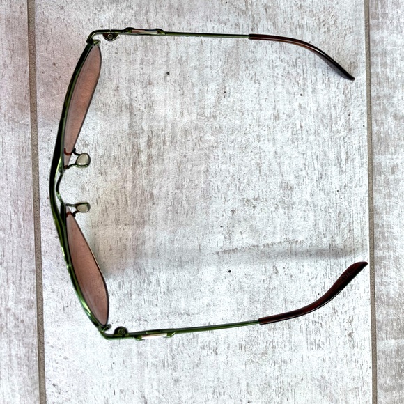 Oakley Green Aviator Sunglasses - Picture 2 of 8